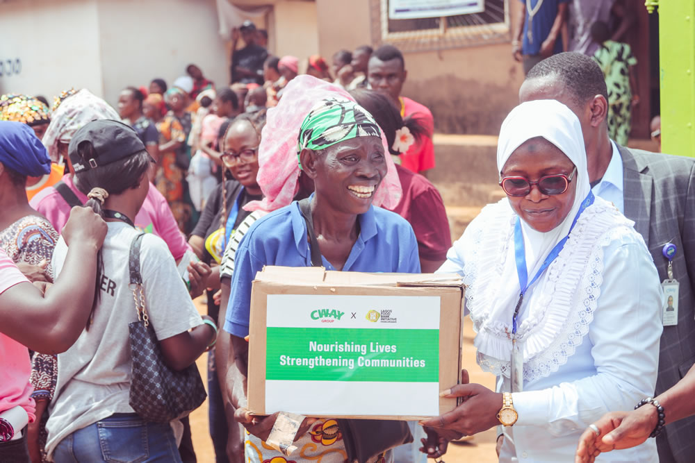 LAGOS FOOD BANK INITIATIVE(LFBI) AND CWAY COLLABORATION